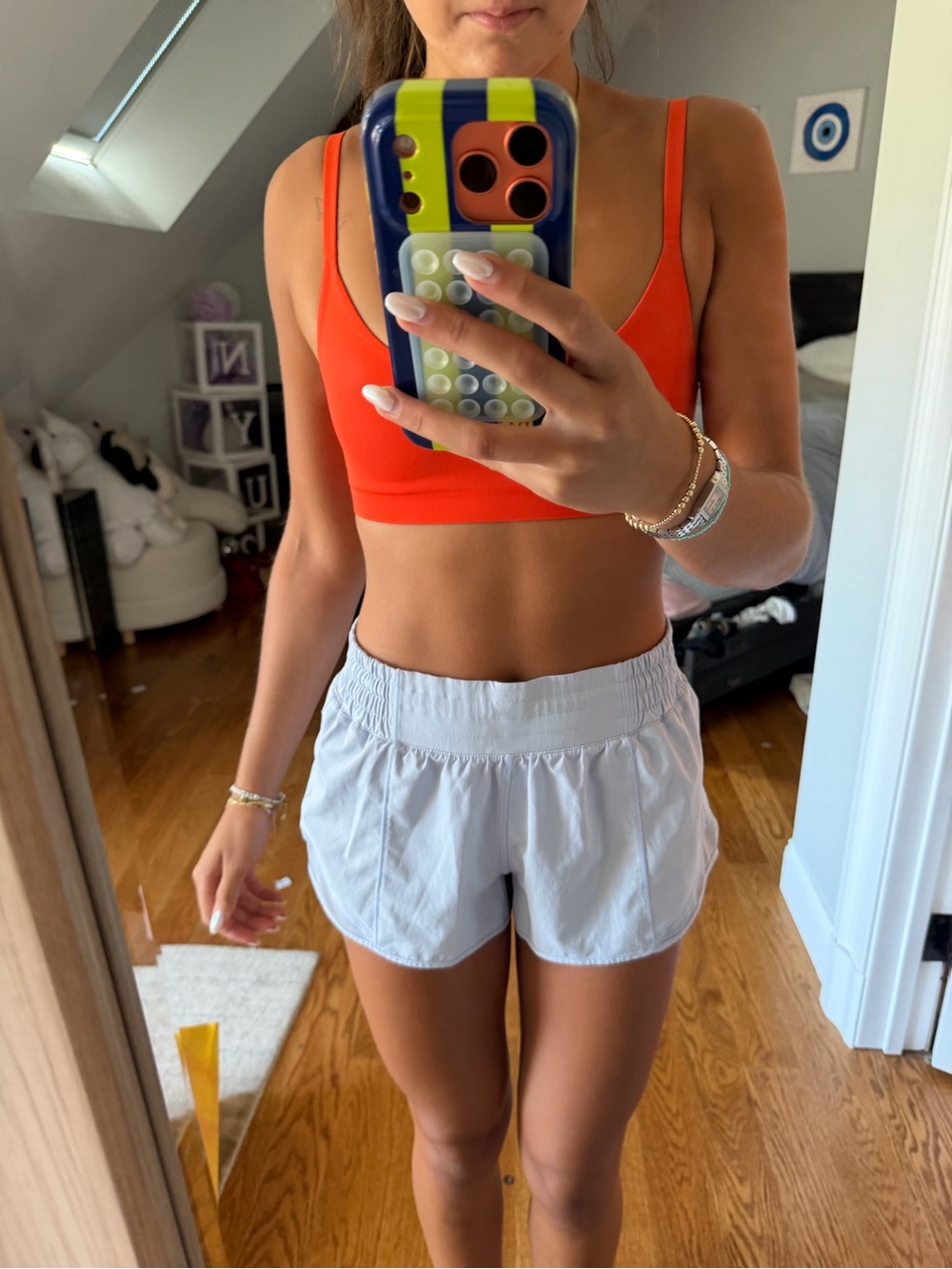 Lululemon Ivory Hotty Hot High-Rise Lined Short 2.5"